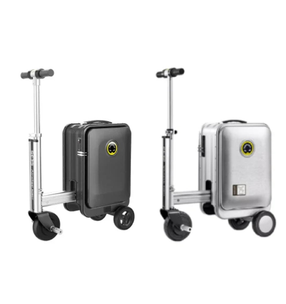 Air wheel scooter suitcase
