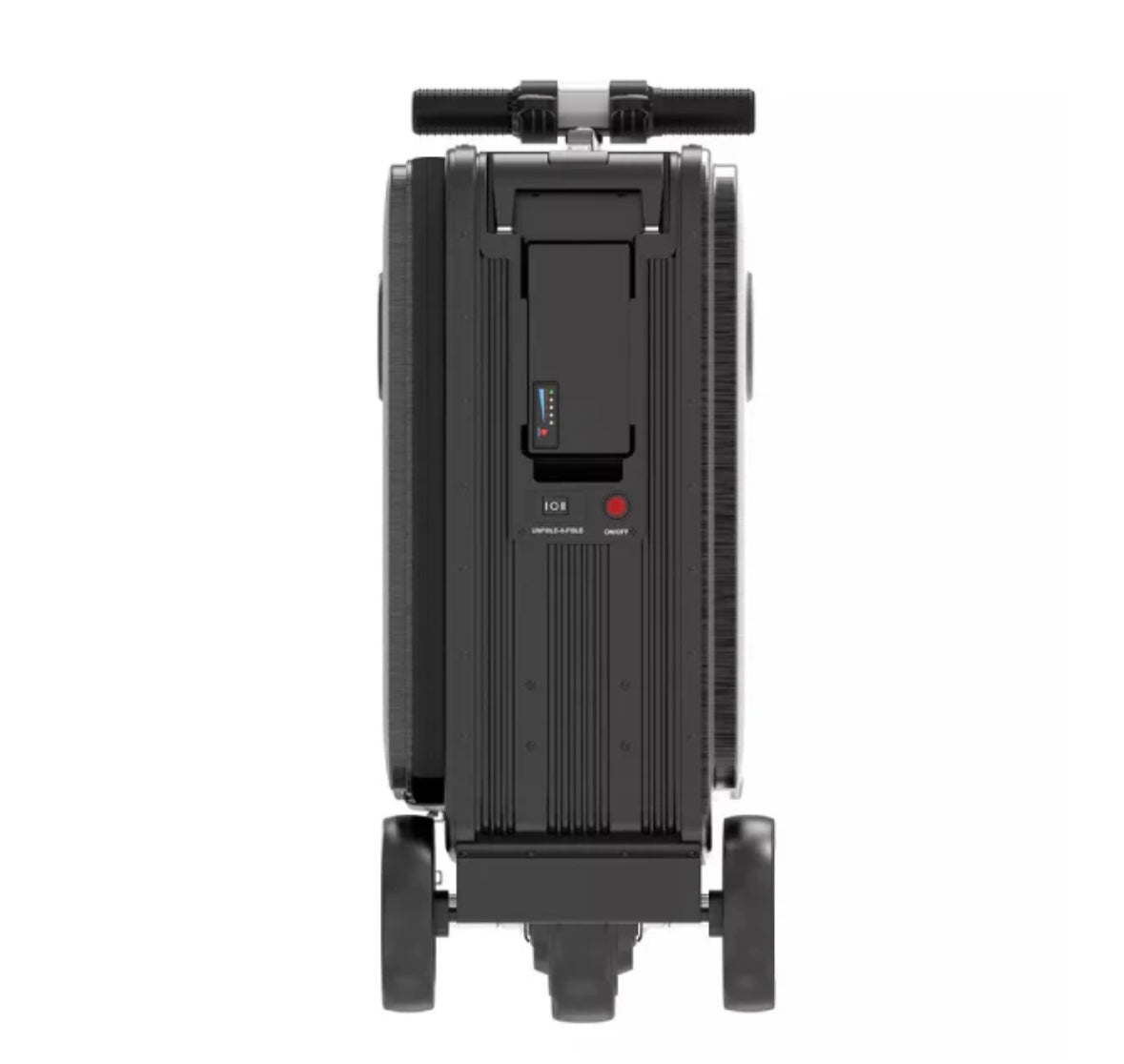 Air wheel scooter suitcase