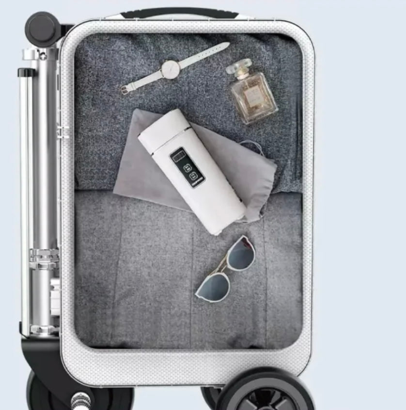 Air wheel scooter suitcase